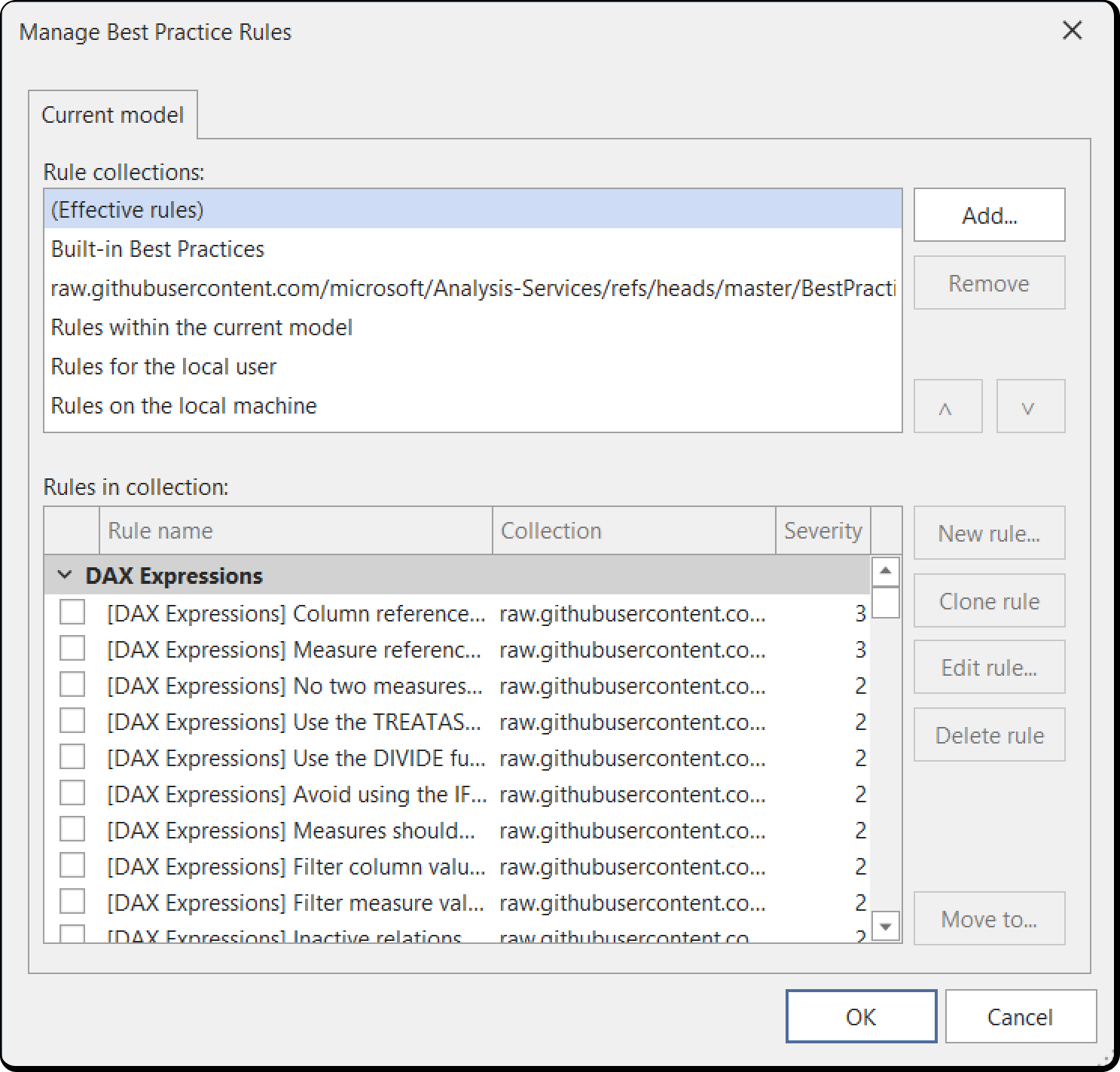 BPA Manage Rules UI