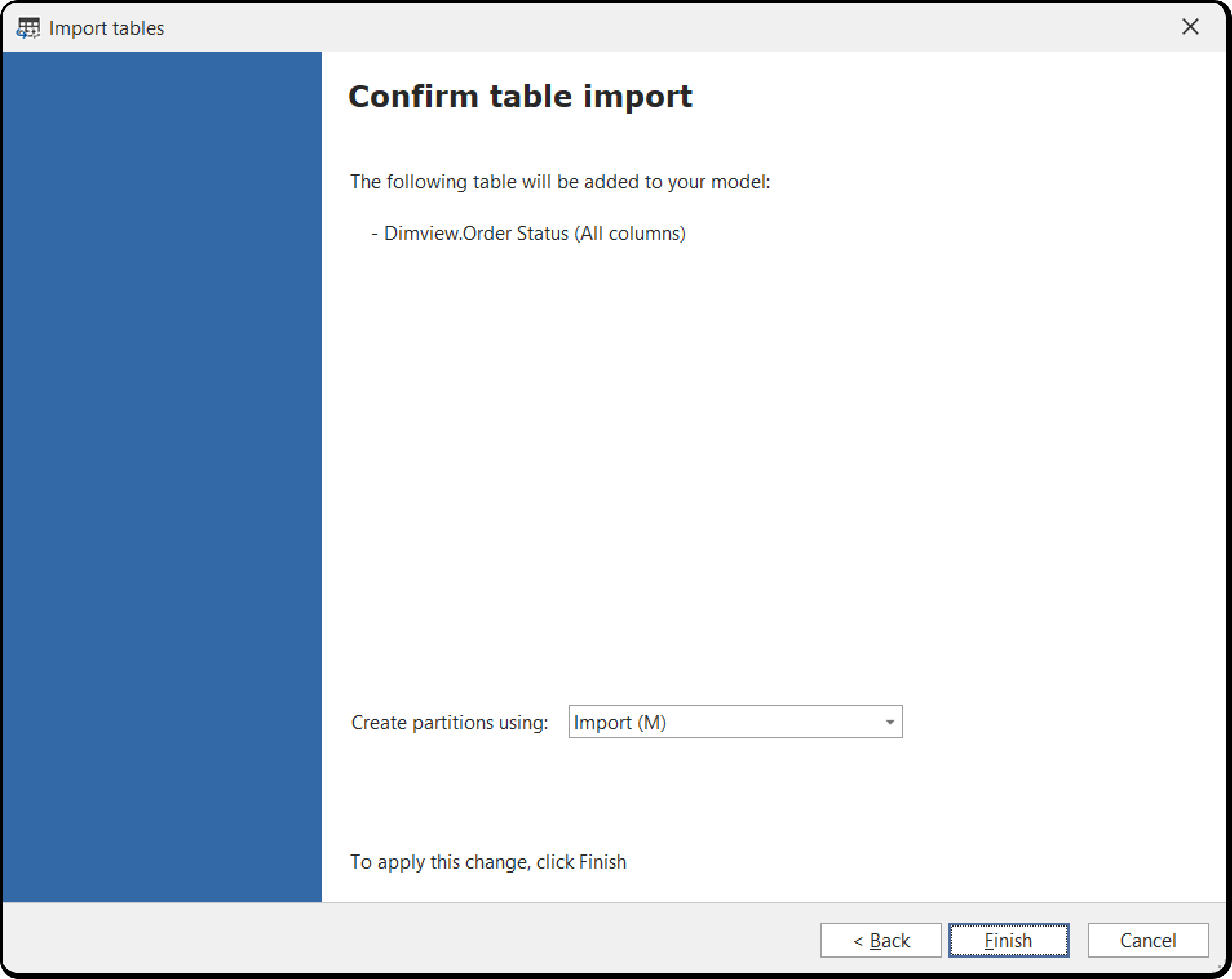 Confirm Selection