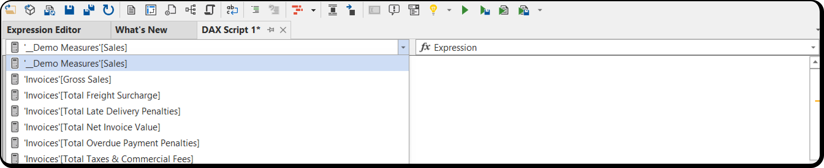 Dax Script Navigation