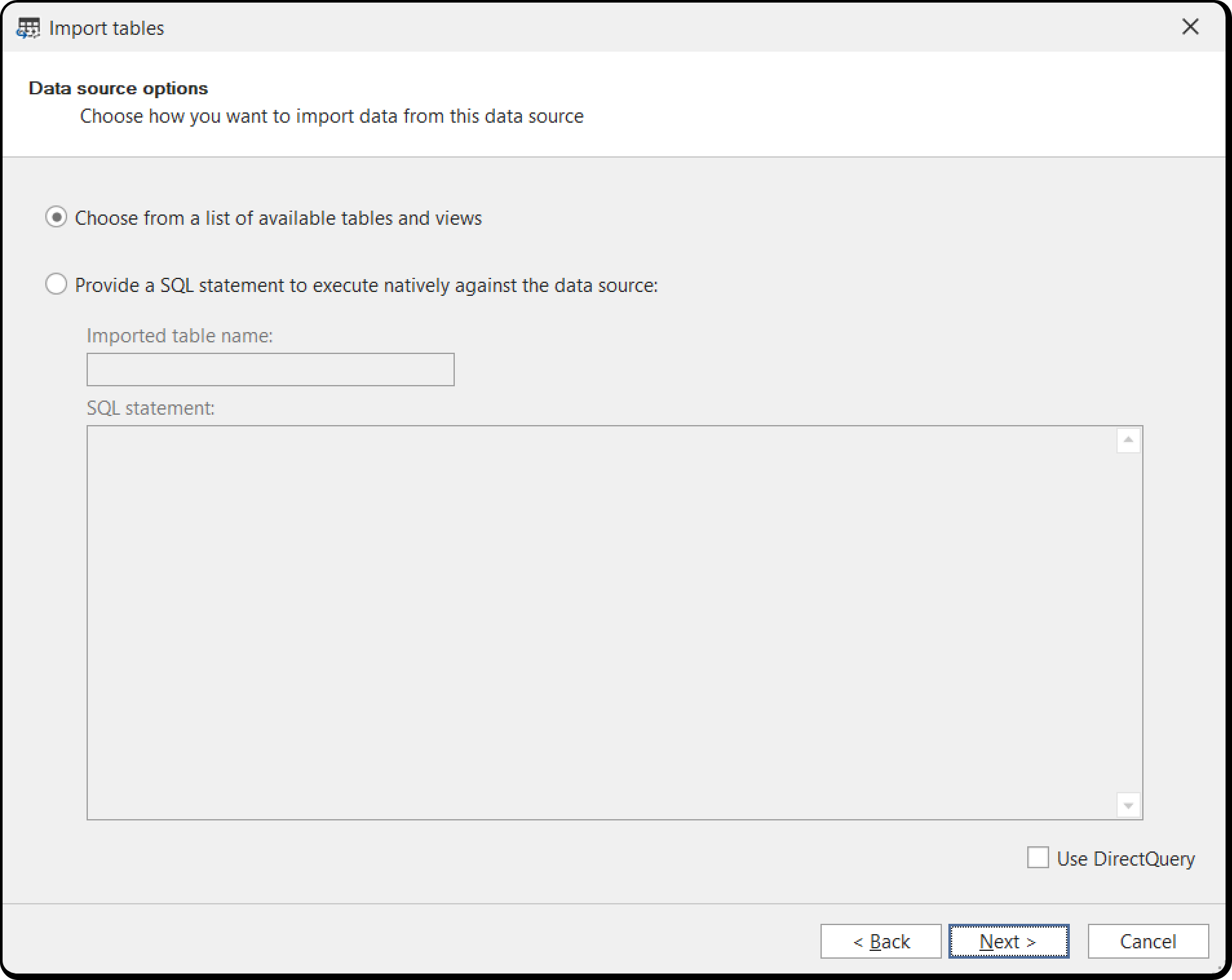Source Options